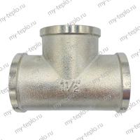 Тройник никелированный 11/2