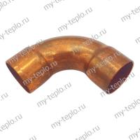 Медь Угол двухраструбный 90° 35 пайка