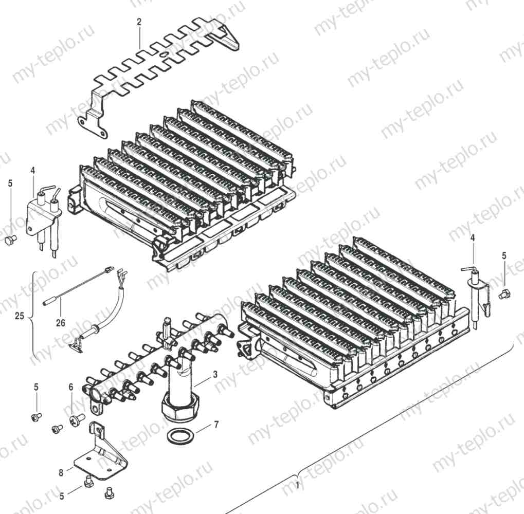 Купить запчасти Buderus Logamax U052-28К в Набережных Челнах