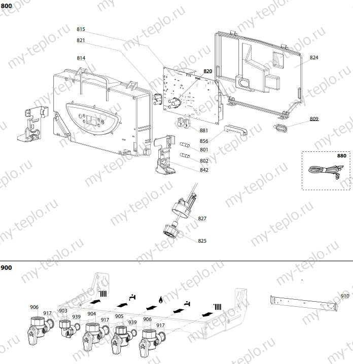 Запчасти Ariston CARES X 18 FF купить в Набережных Челнах