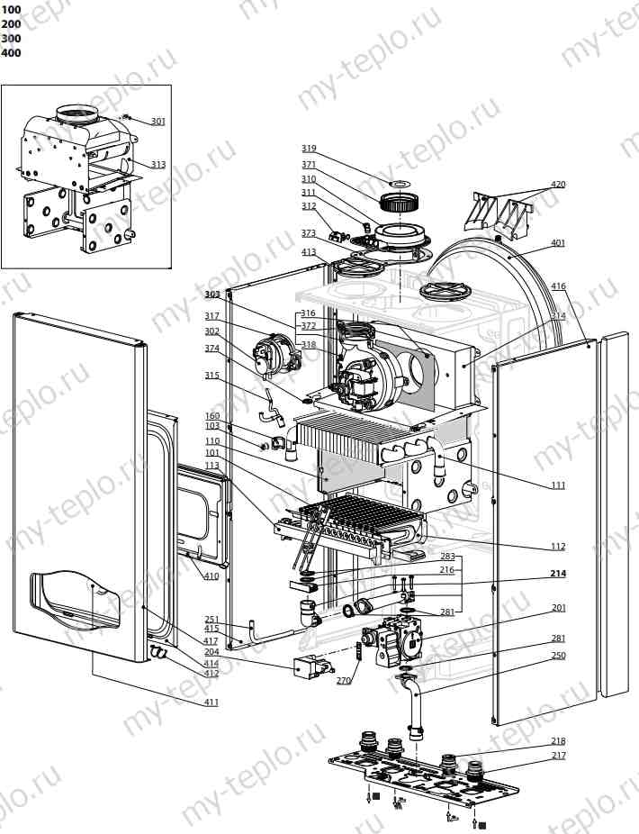 Запчасти Ariston EGIS PLUS 24 FF купить в Набережных Челнах