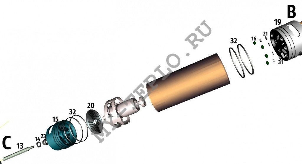 запчасти Джилекс Водомет 60/32