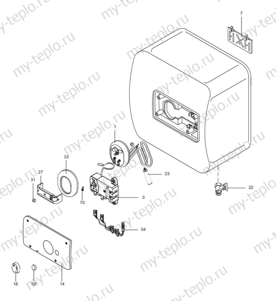 Запчасти Ariston PRO 10 R/3 купить в Набережных Челнах