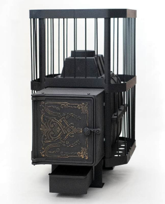 Печь банная (чугунная) Сибирь-24 (чугунная дверь)