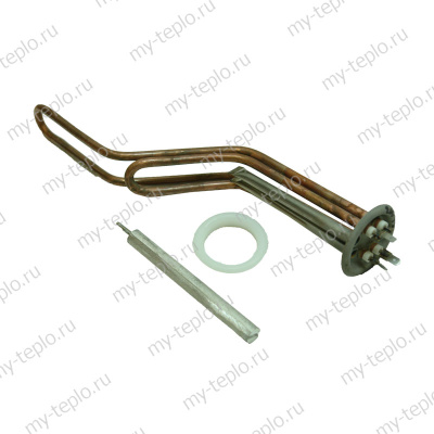 ТЭН 2,0 кВт для Термекс IR 200-300 (медь, комплект с прокладкой и анодом) Моё Тепло, Россия (TENIR20